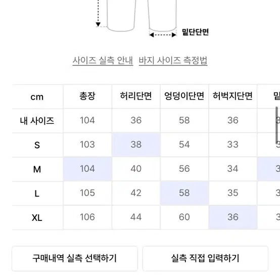 옐로우 워싱 와이드 데님