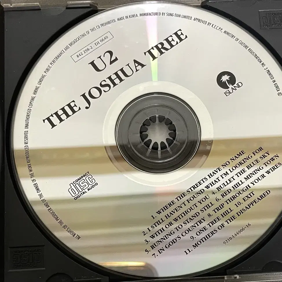 U2 - The Joshua Tree  (CD)