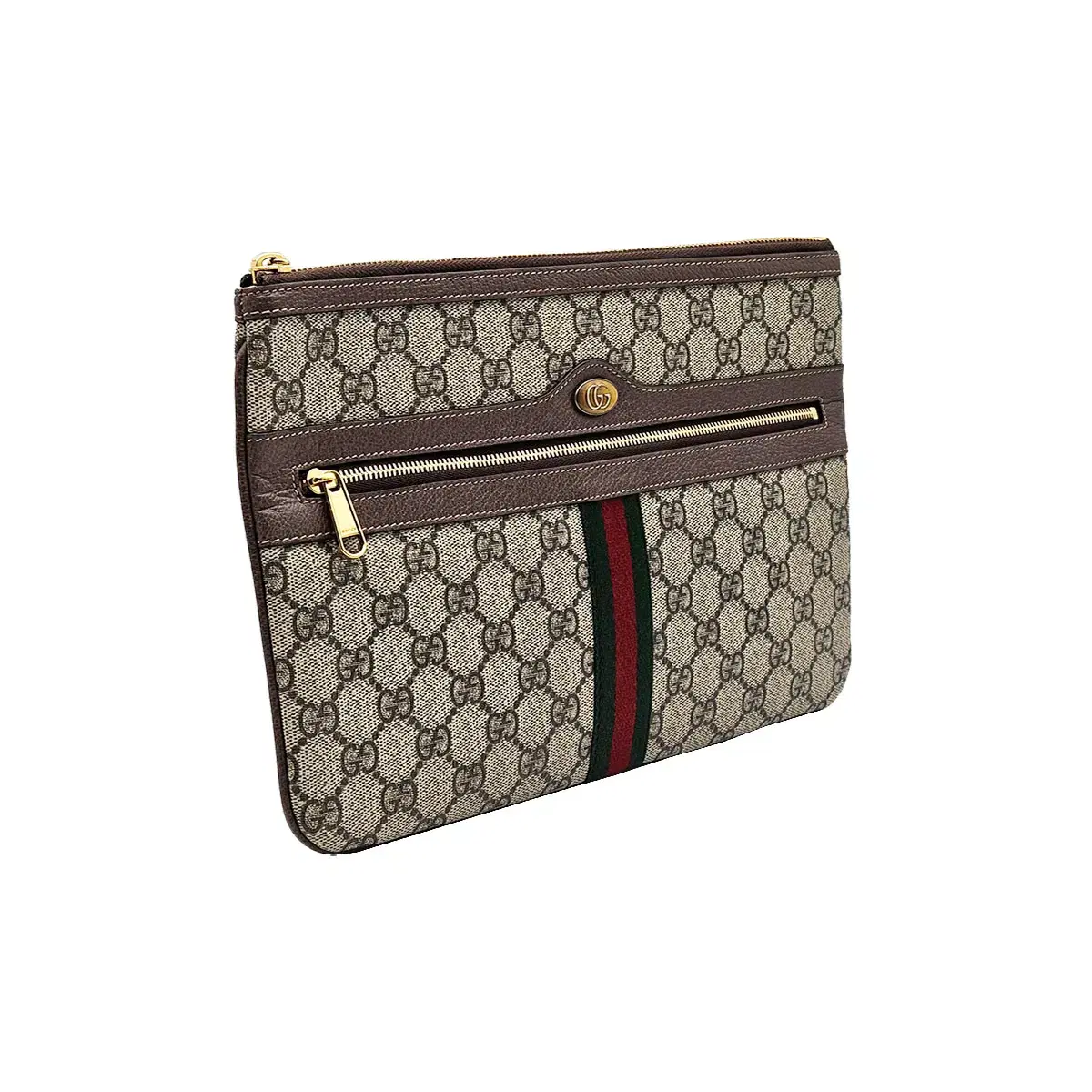 구찌 Gucci 517551 GG 수프림 캔버스 오피디아 파우치 클러치