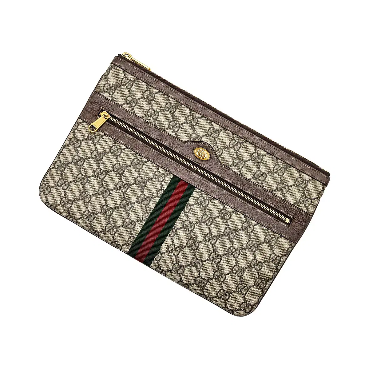 구찌 Gucci 517551 GG 수프림 캔버스 오피디아 파우치 클러치