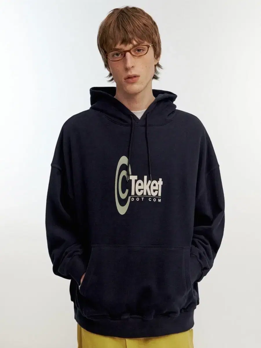 테켓 심볼 로고 후디 Teket symbol hoodie 네이비