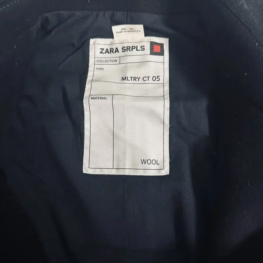 남성 코트 ZARA 코드 (L)