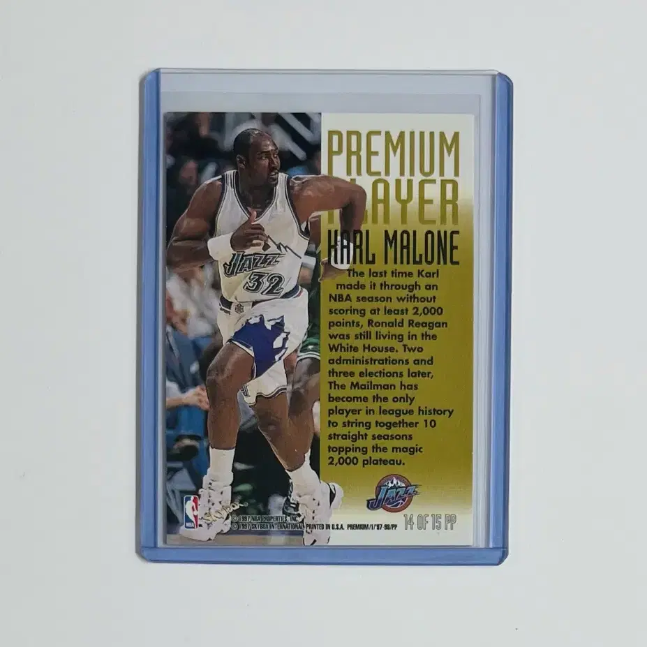 칼 말론 1997-98 SKYBOX PREMIUM PLAYER #14