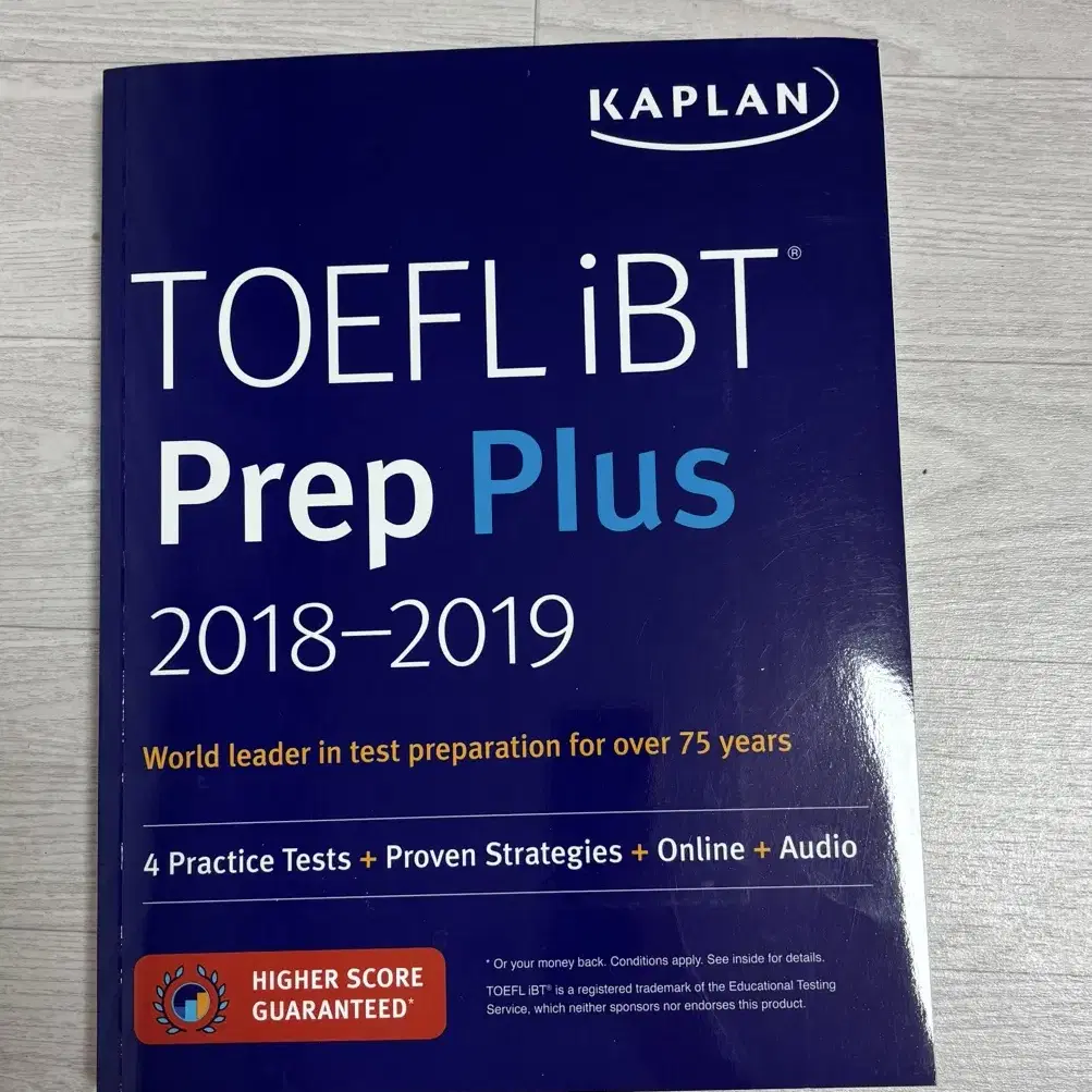 [토플 교재, 새것] TOEFL iBT Prep plus (kaplan)