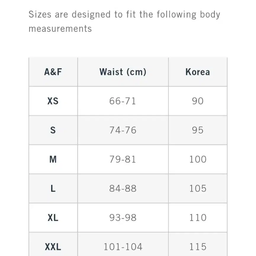 아베크롬비 에센셜 조거 스웻팬츠 새제품 판매