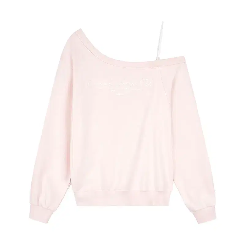 클리시어 Kleen club one-shoulder sweatshirt