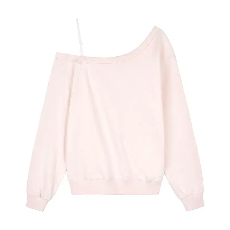 클리시어 Kleen club one-shoulder sweatshirt