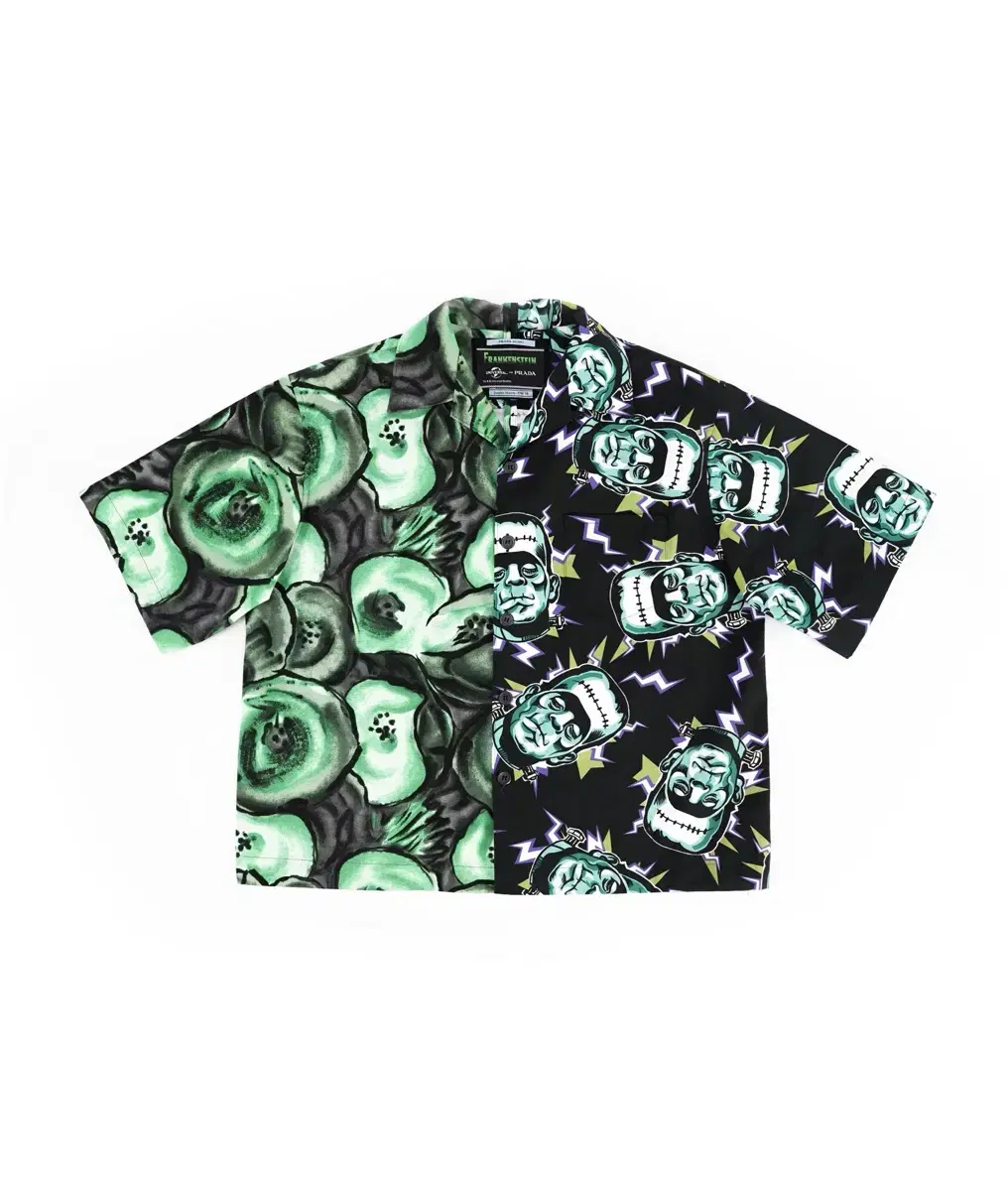 Prada Frankenstein Lightning Double Match Shirt L