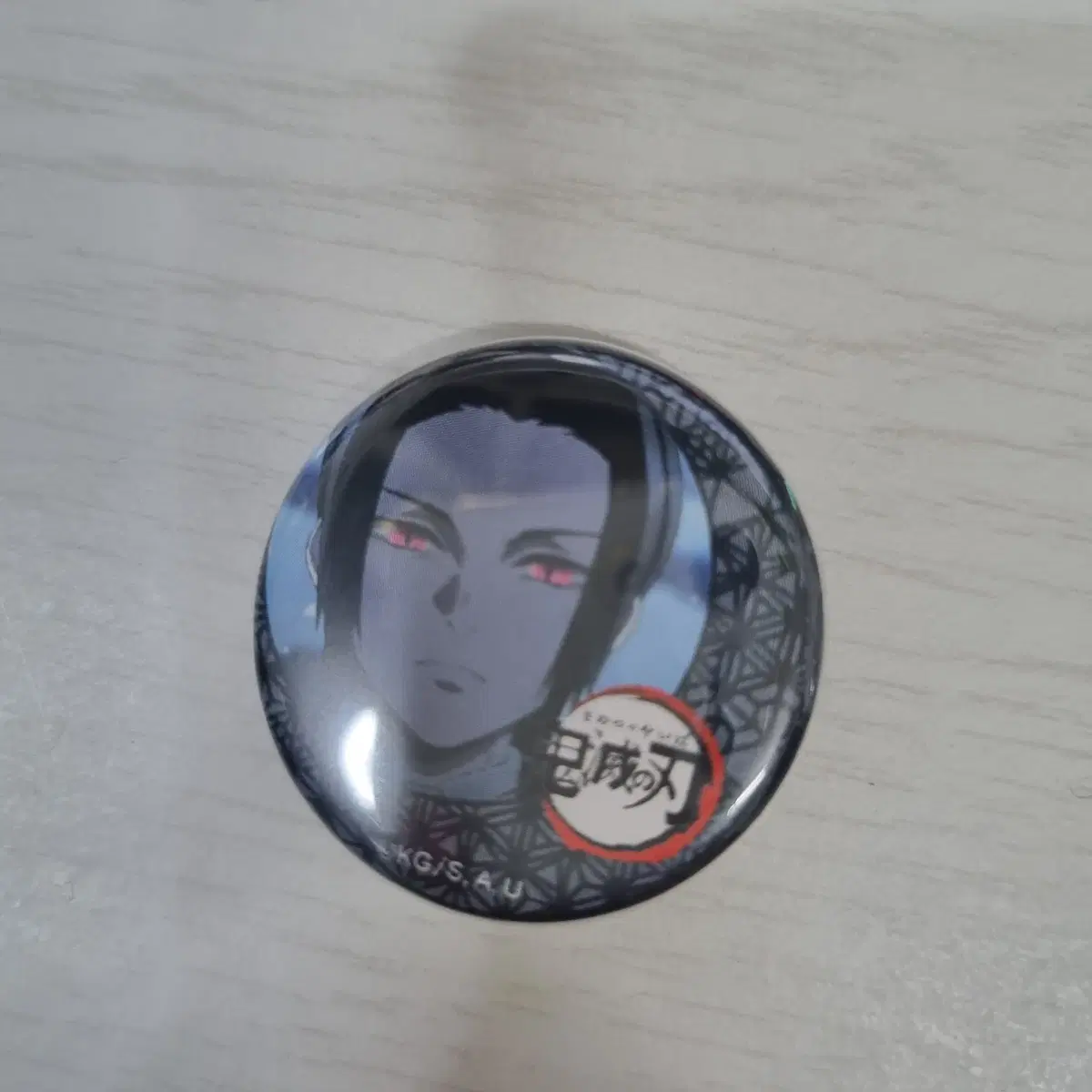 Demon Slayer Earblade Muzan Can Badge