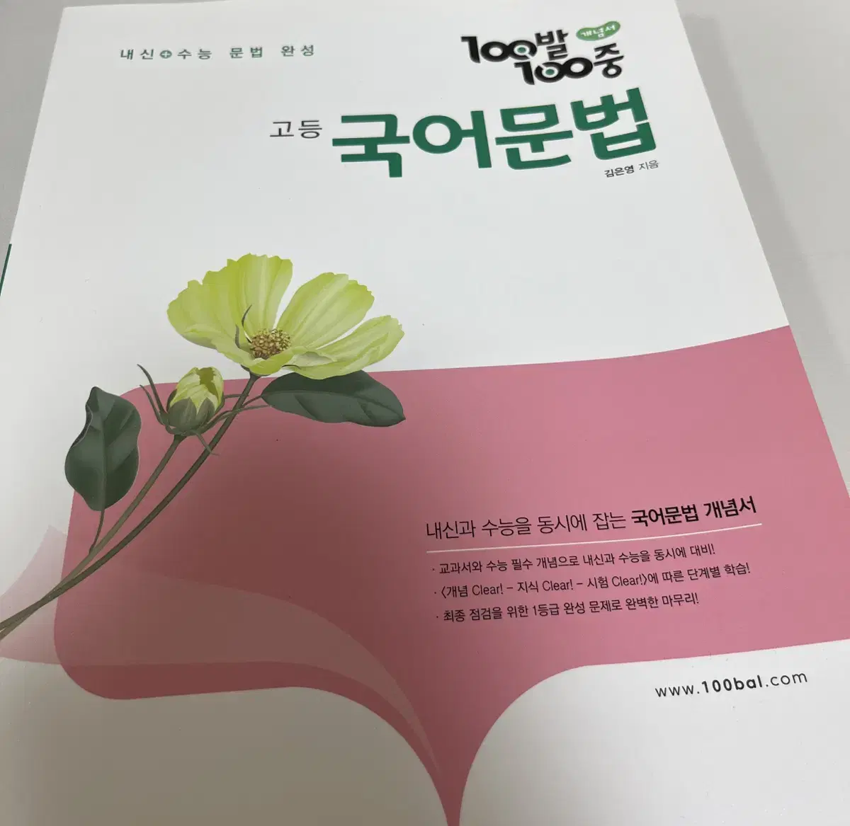 백발백중 국어문법책 팔아요