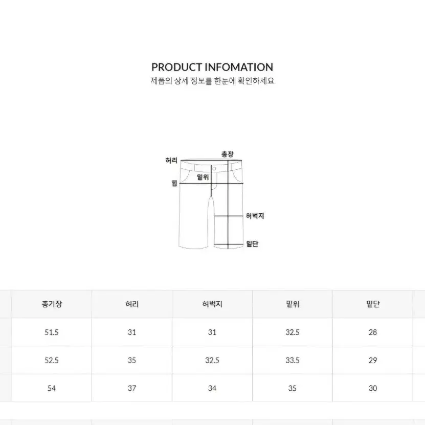 카고바지 (흑청) 사이즈 L