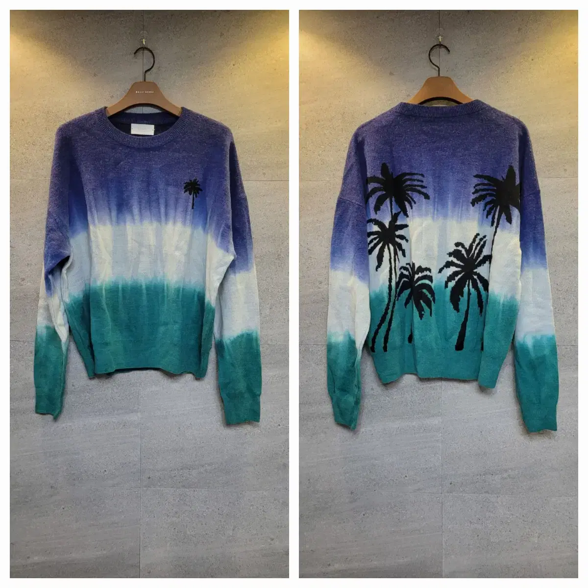 Palm tree weave knit. New!