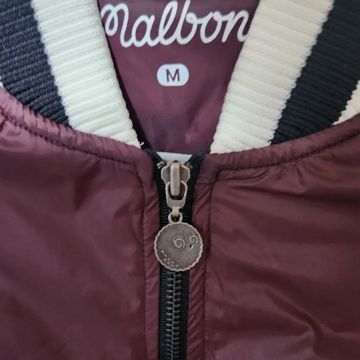 말본 MALBON GOLF 패딩 점퍼. M  실측57x66