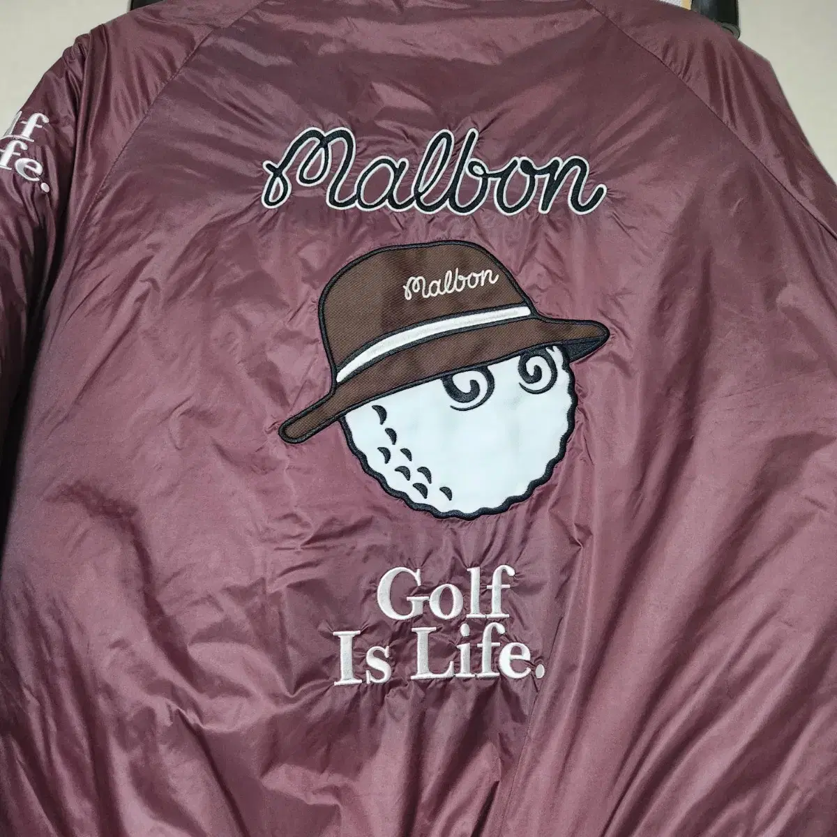 말본 MALBON GOLF 패딩 점퍼. M  실측57x66