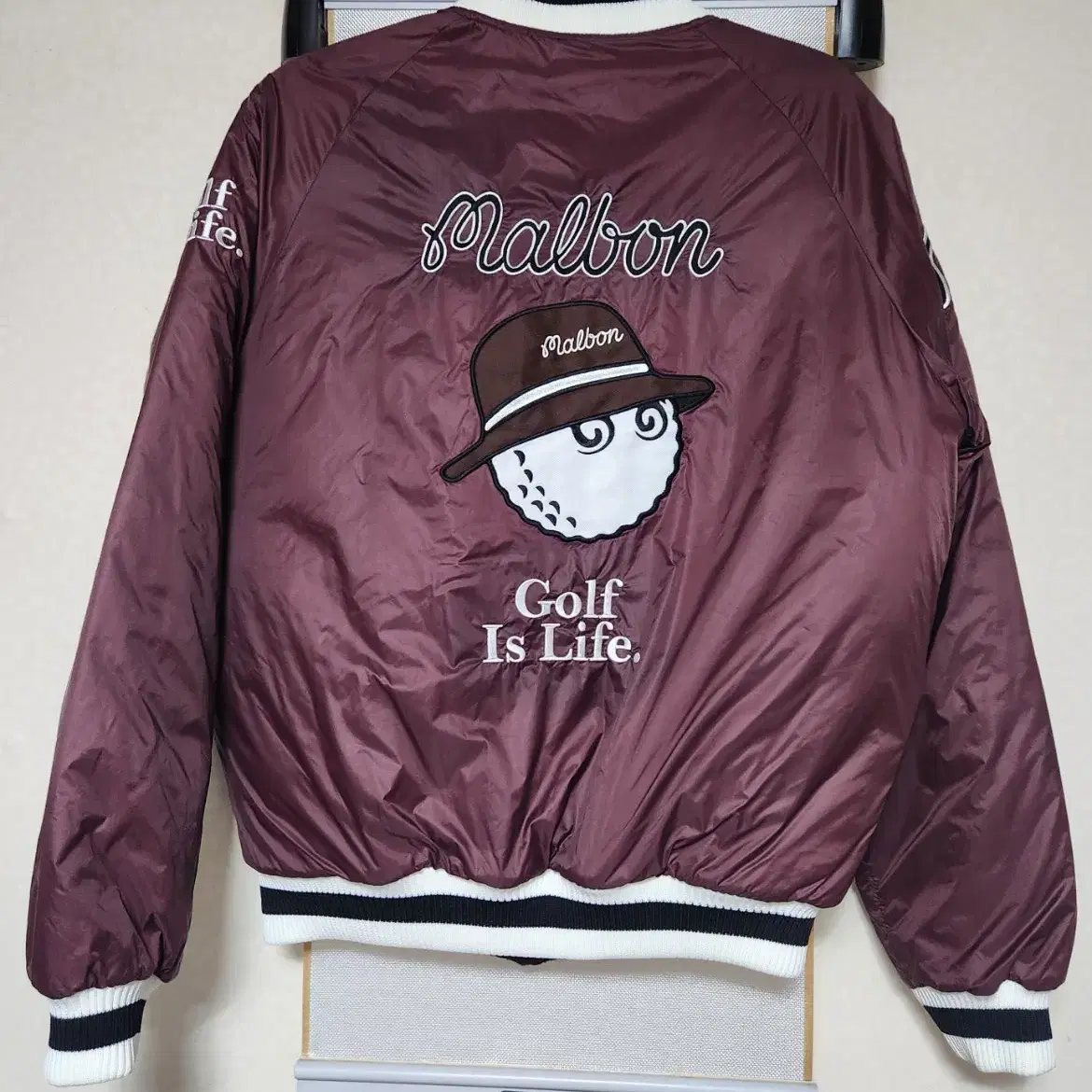 말본 MALBON GOLF 패딩 점퍼. M  실측57x66