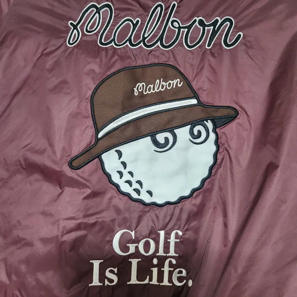 말본 MALBON GOLF 패딩 점퍼. M  실측57x66