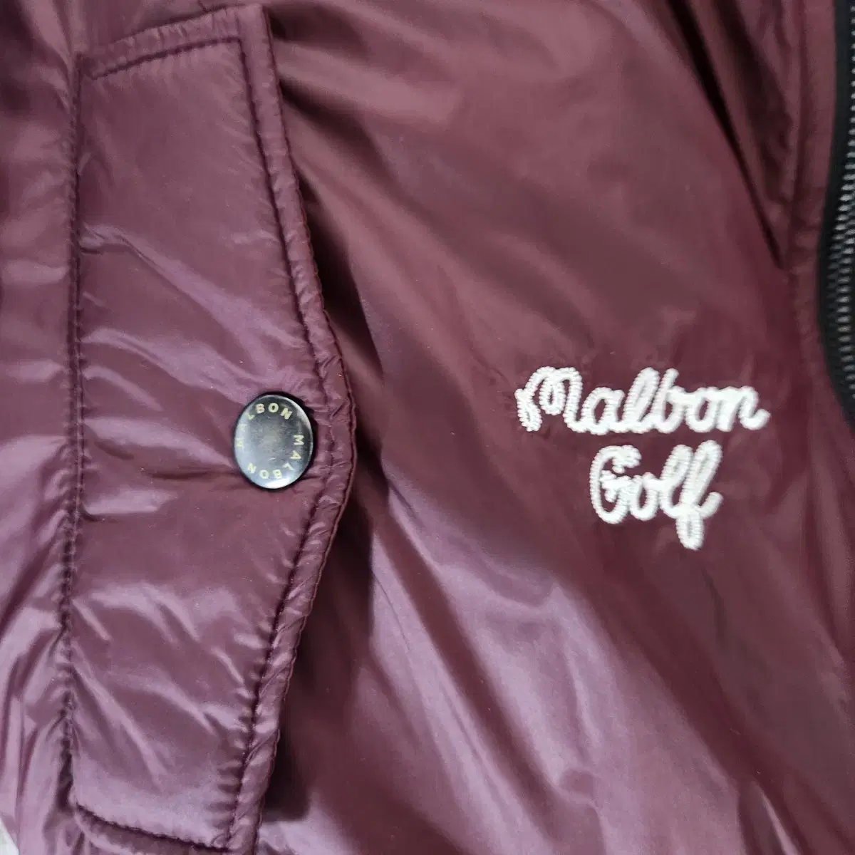 말본 MALBON GOLF 패딩 점퍼. M  실측57x66