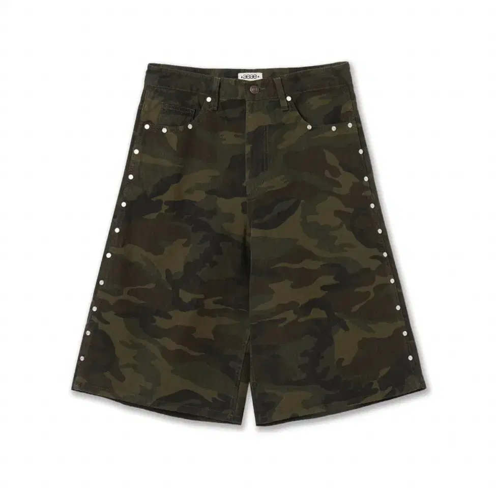 [aeae] aeae stud shorts-camo [2]