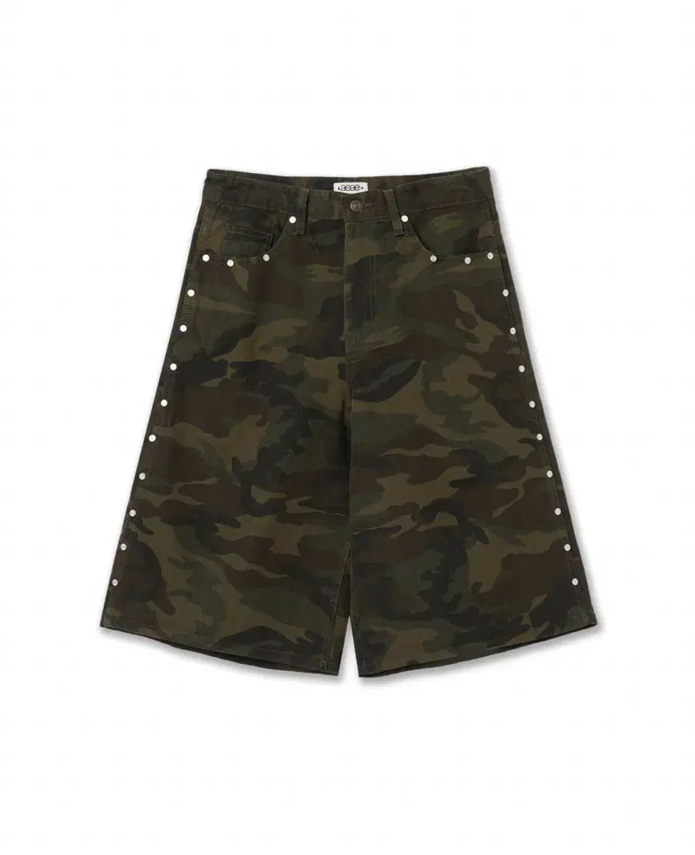 [aeae] aeae stud shorts-camo [2]