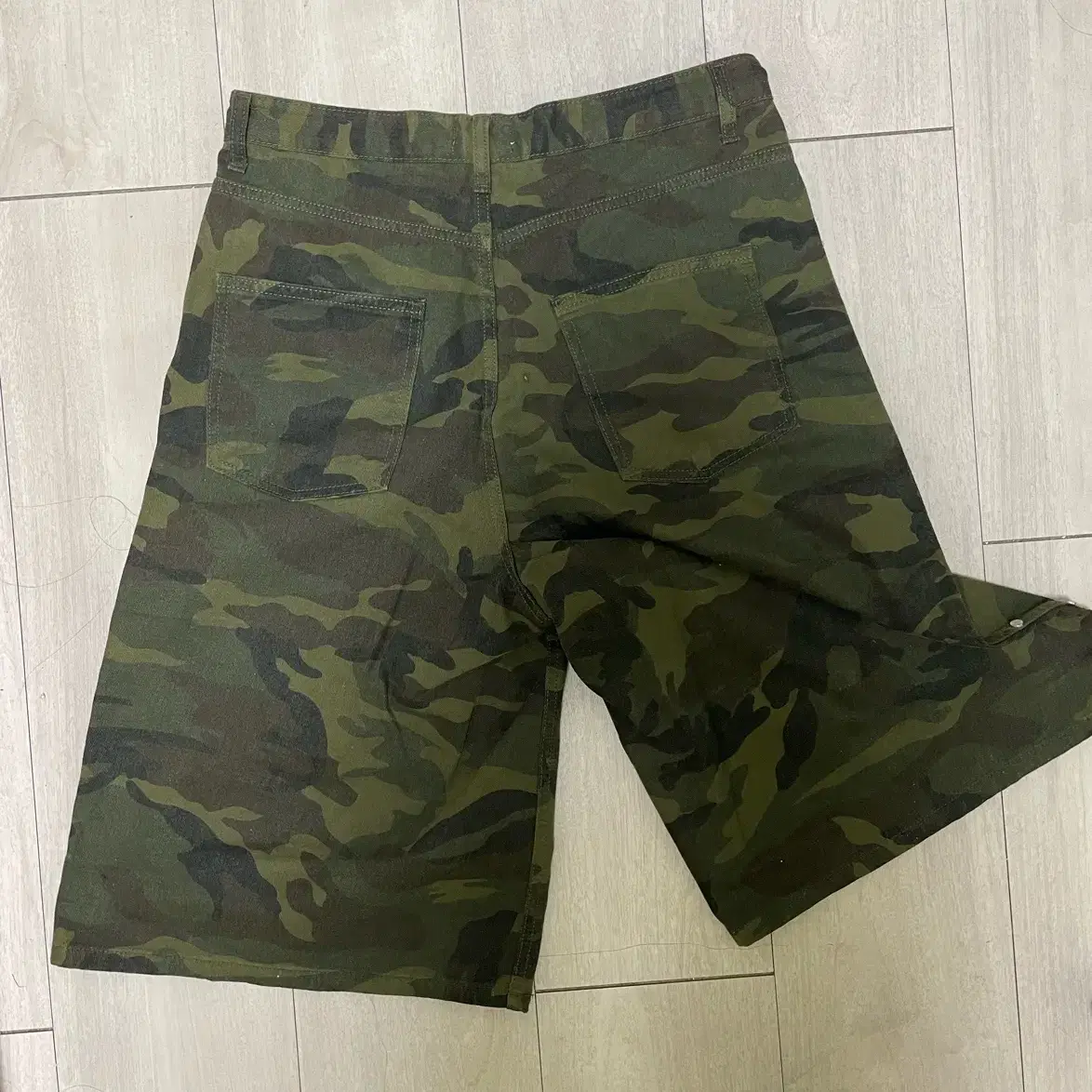 [aeae] aeae stud shorts-camo [2]