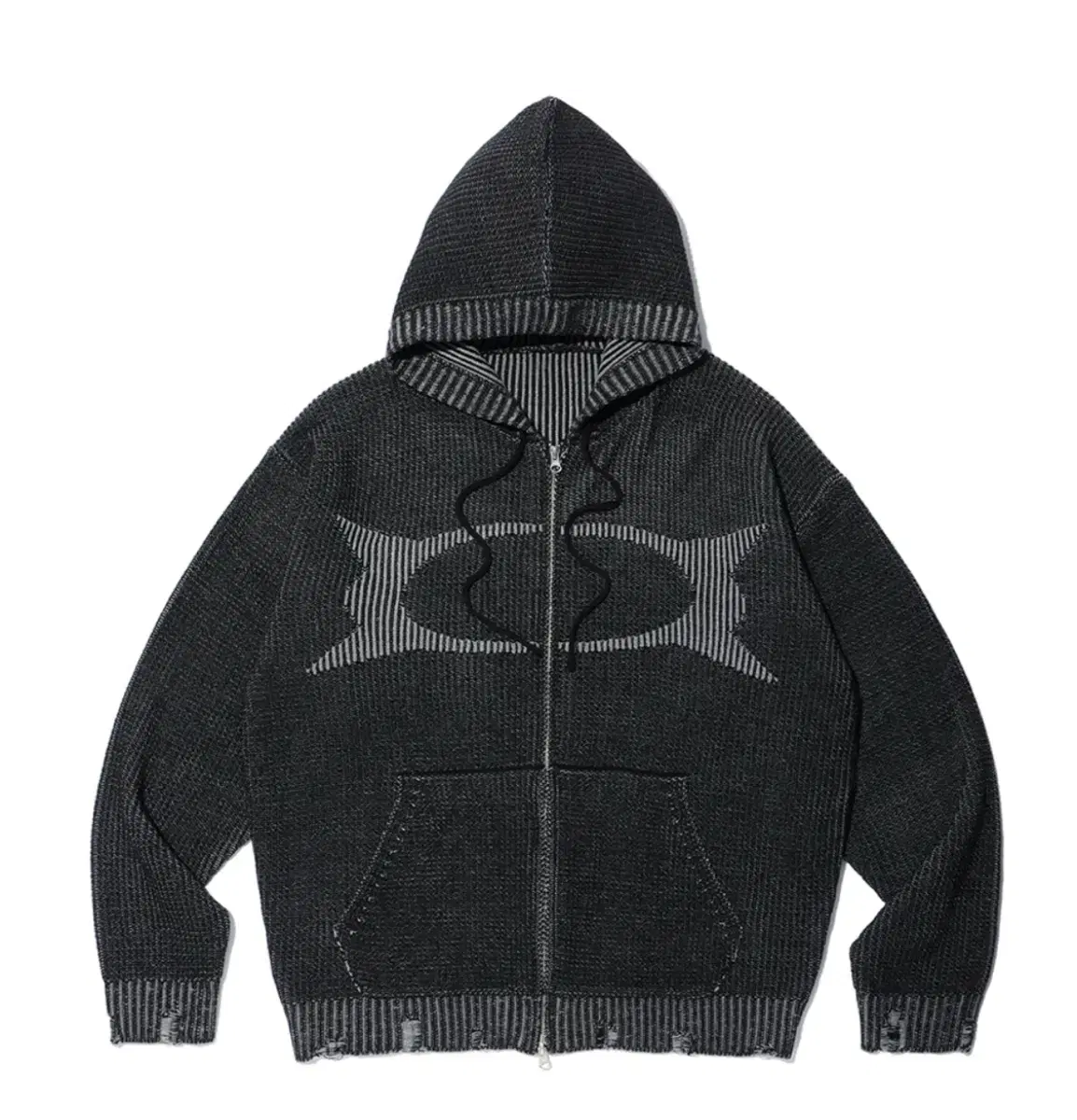 Critical Knit Hooded Zip-up M