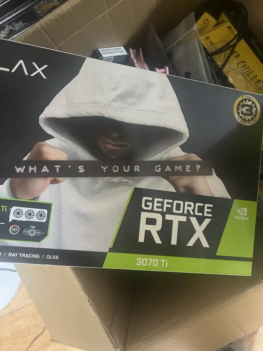 갤럭시 rtx 3070ti 3팬