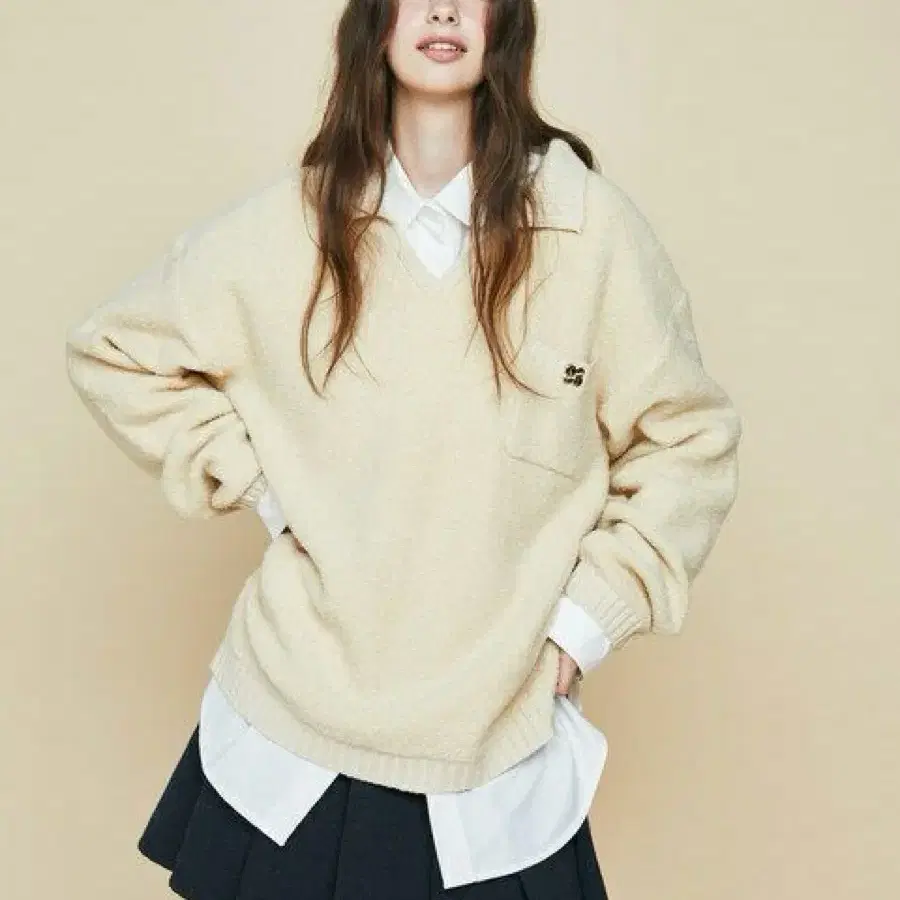 Glowny Boyfriend Sweater 글로니 보이프렌드 스웨터