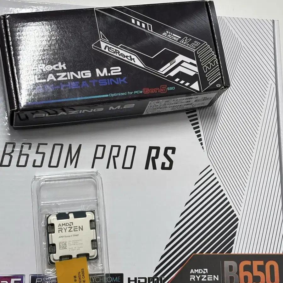 라이젠5 7500f+ Asrock B650m Pro rs 미사용