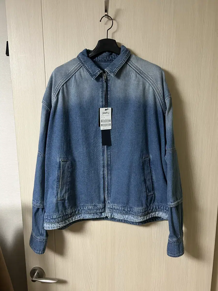 Junge Cone Denim Sleeve Ripped Detail Shirt Jacket 50