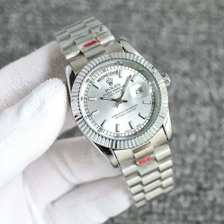 Rolex로렉스 3 침 더블캘린더 시계 직경 36mm