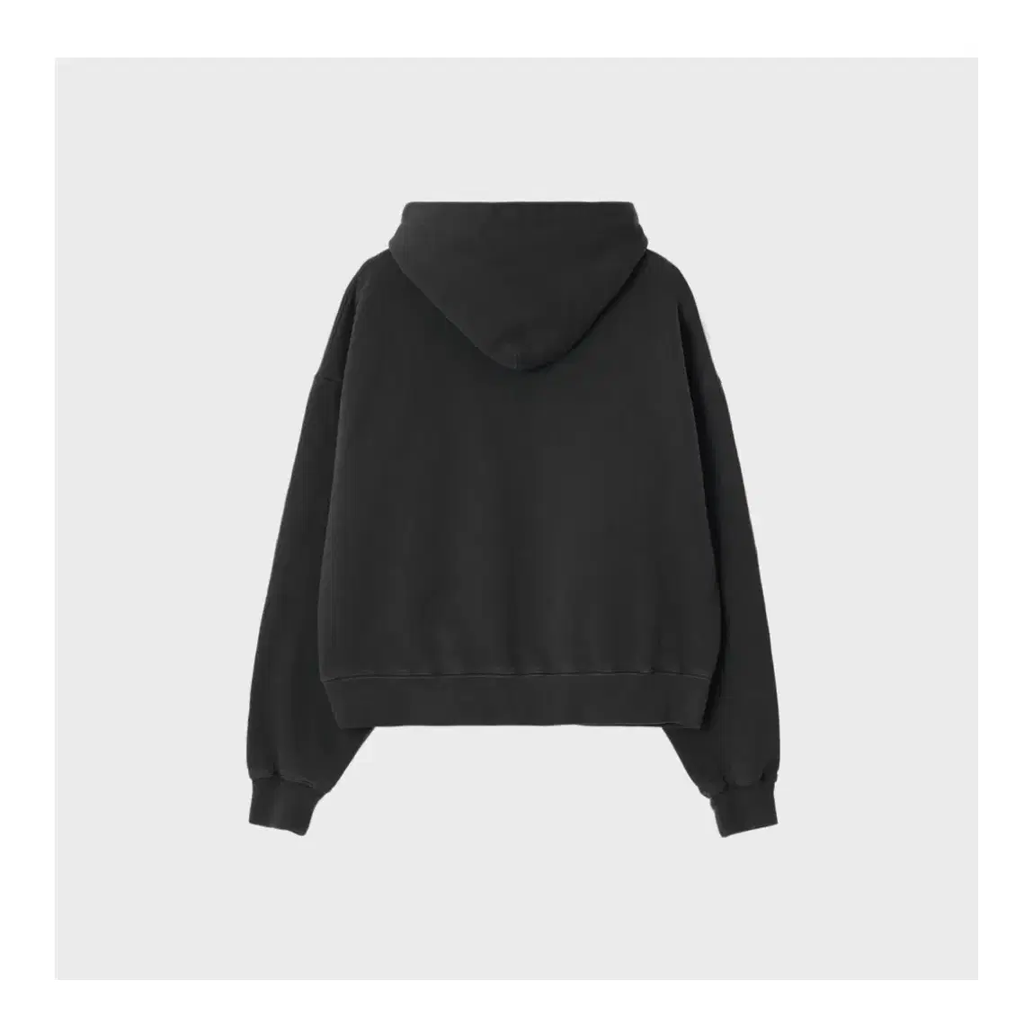 G CLASSIC WASHED BOXY HOODIE (CHARCOAL)