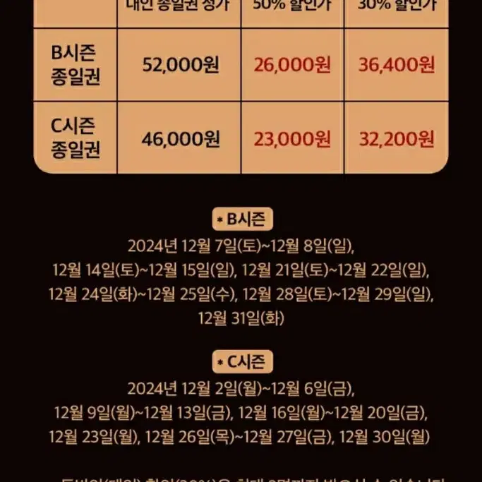 애버랜드종일권반값쿠폰7장.즉.52000원권을26000원에구매하는쿠폰