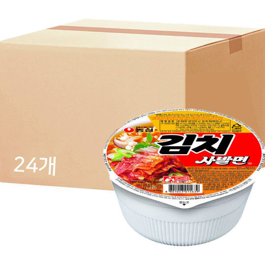 무료배송-농심 김치 컵라면 24개 86g 사발면