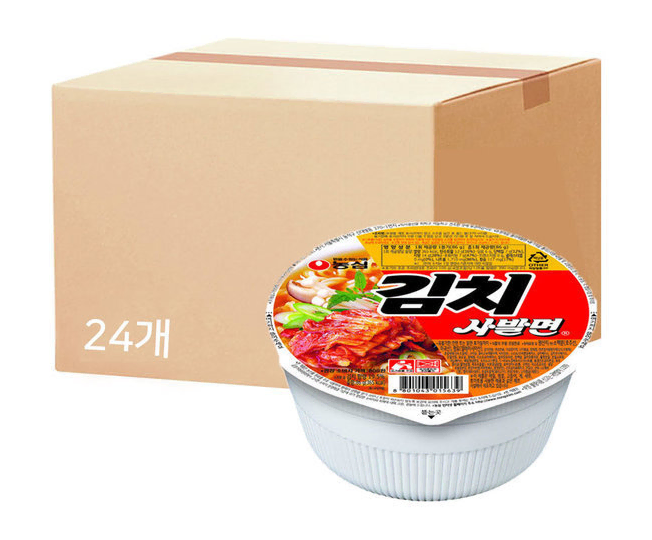 무료배송-농심 김치 컵라면 24개 86g 사발면