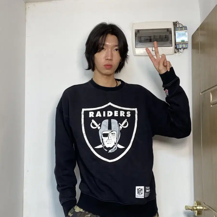 NFL 레이더스 빅로고 맨투맨 M