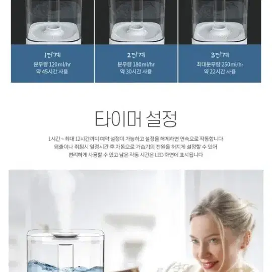 5.5리터 대용량 초음파가습기