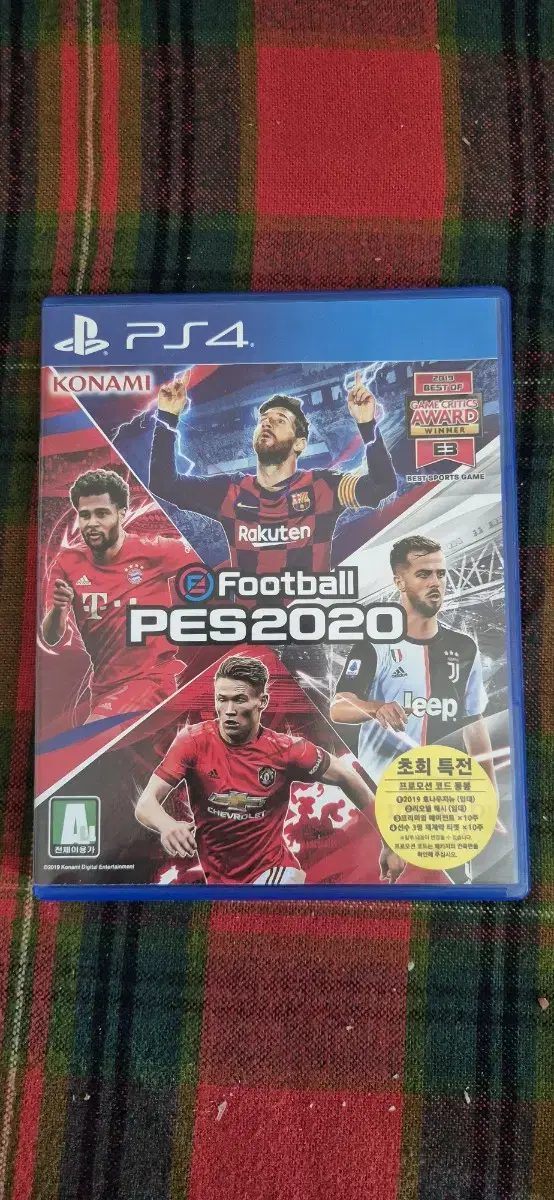 ps4 위닝  pes2020 한글 중고