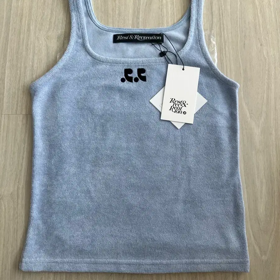 [새상품]레스트앤레크레이션 RR TERRY TANK TOP SKYBLUE