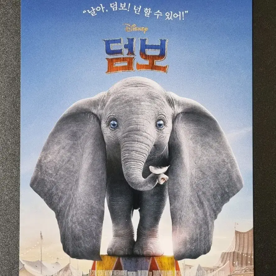 [영화팜플렛] 덤보 (2019) 팀버튼 에바그린 디즈니 영화전단지