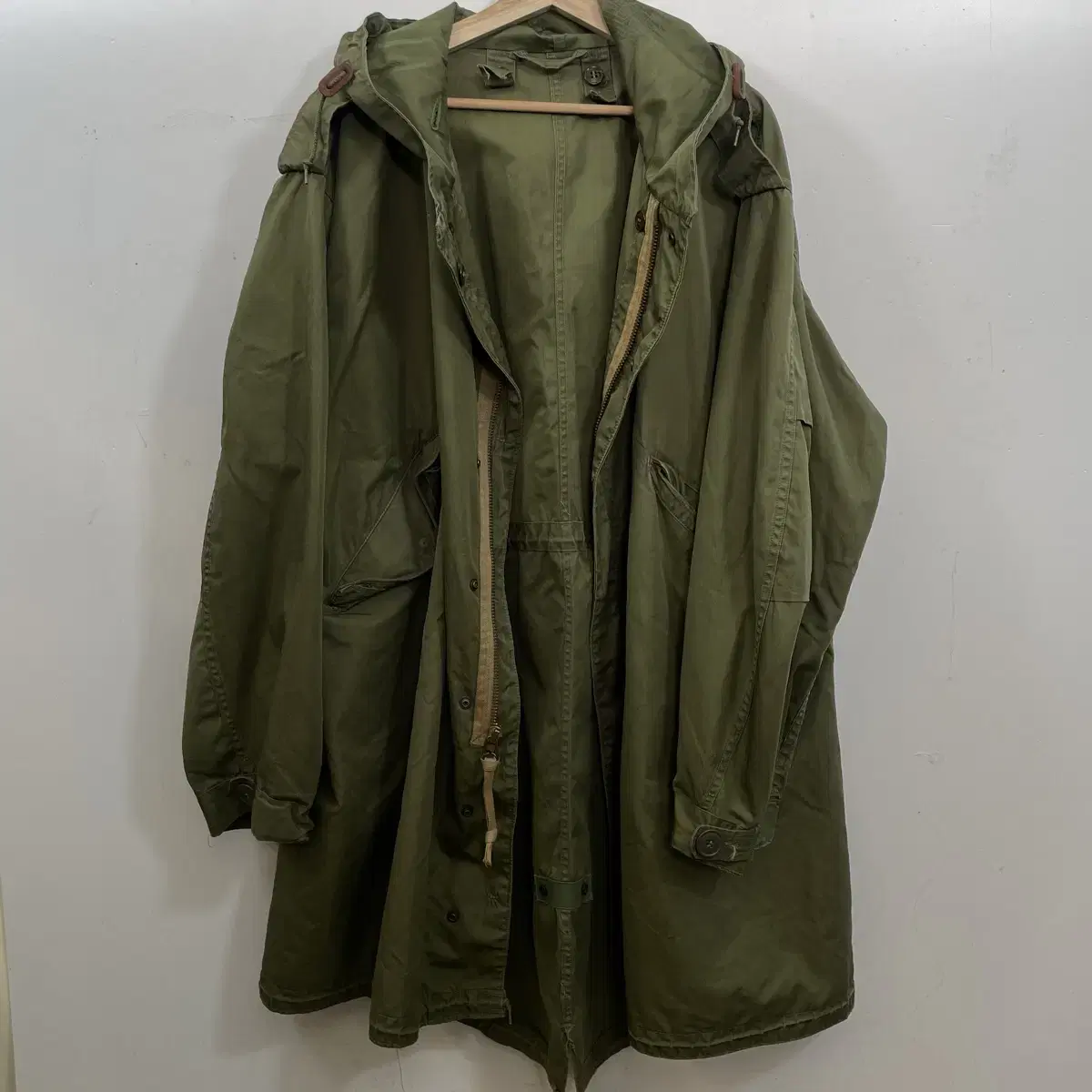 usa parka shell m 1951 미군 파카쉘 피쉬테일 m51