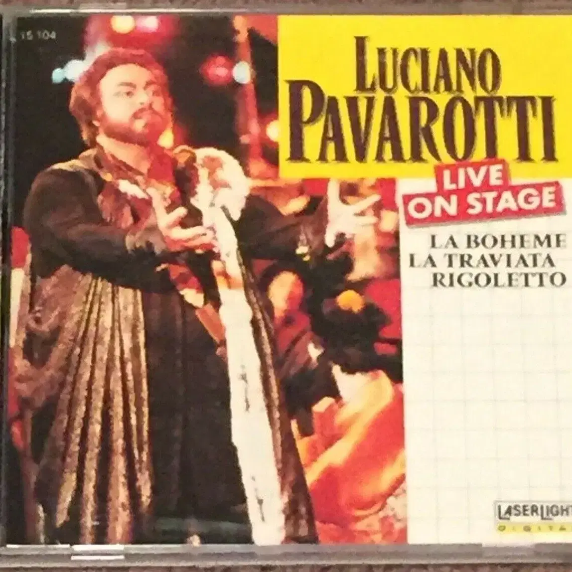 [CD]Luciano Pavarotti live on stage