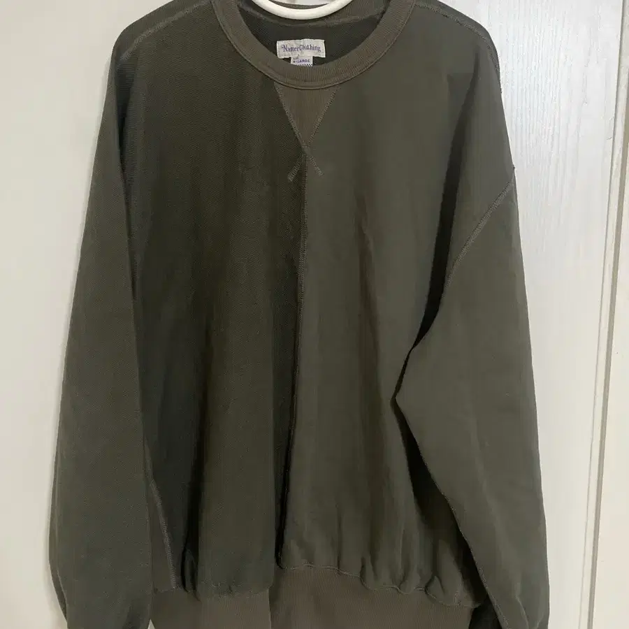 네이머클로딩 HALF REVERSE SWEATSHIRTS OLIVE XL