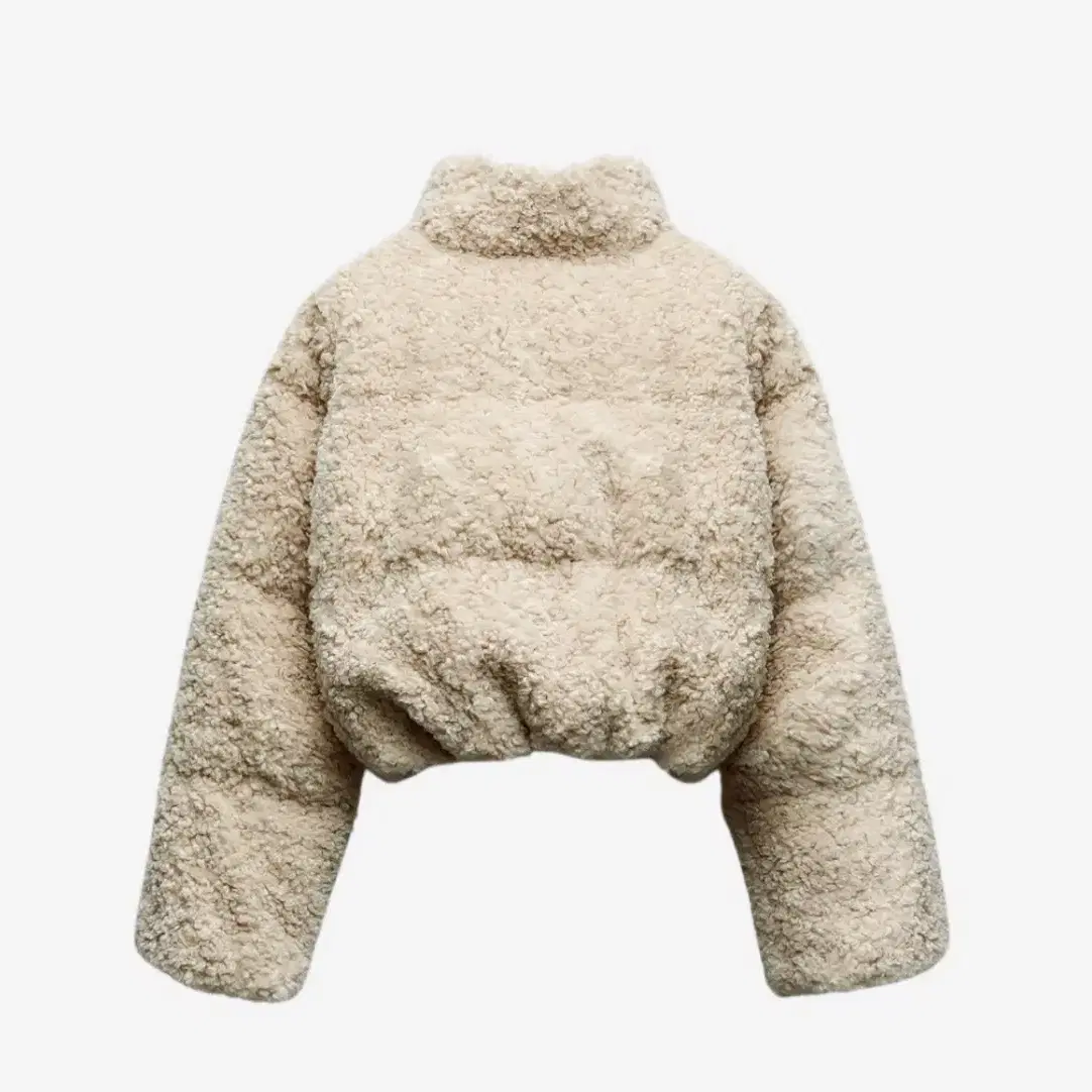 자라 뽀글이 패딩 Zara Puffer Jacket Cream