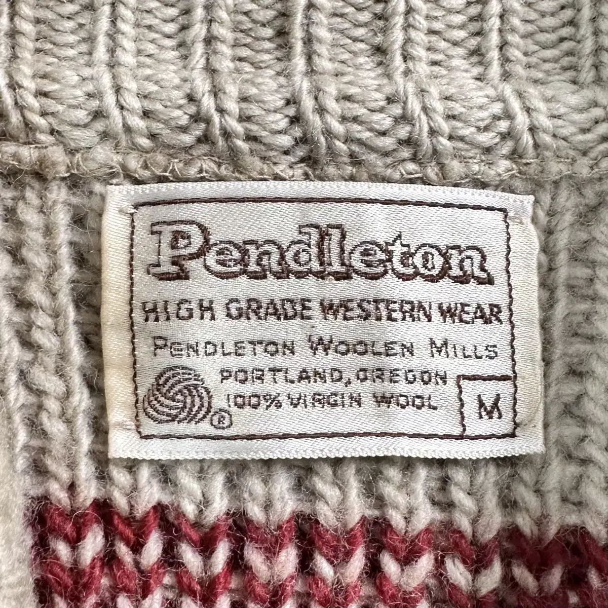 Pendleton 펜들턴 노딕 울 코위찬