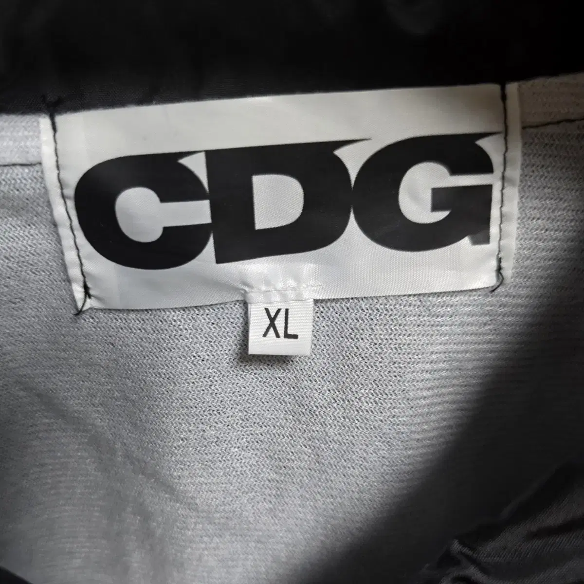 꼼데가르송 cdg 백로고 코치 자켓 xl사이즈 105 판매