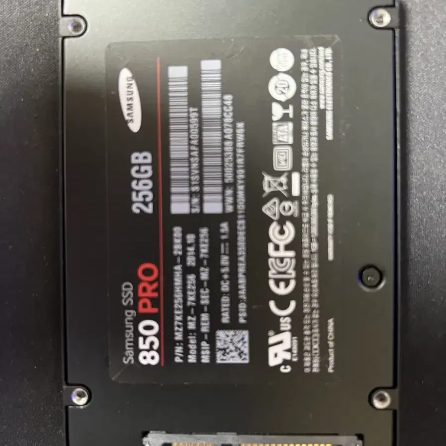 ssd 삼성 850 PRO 256GB