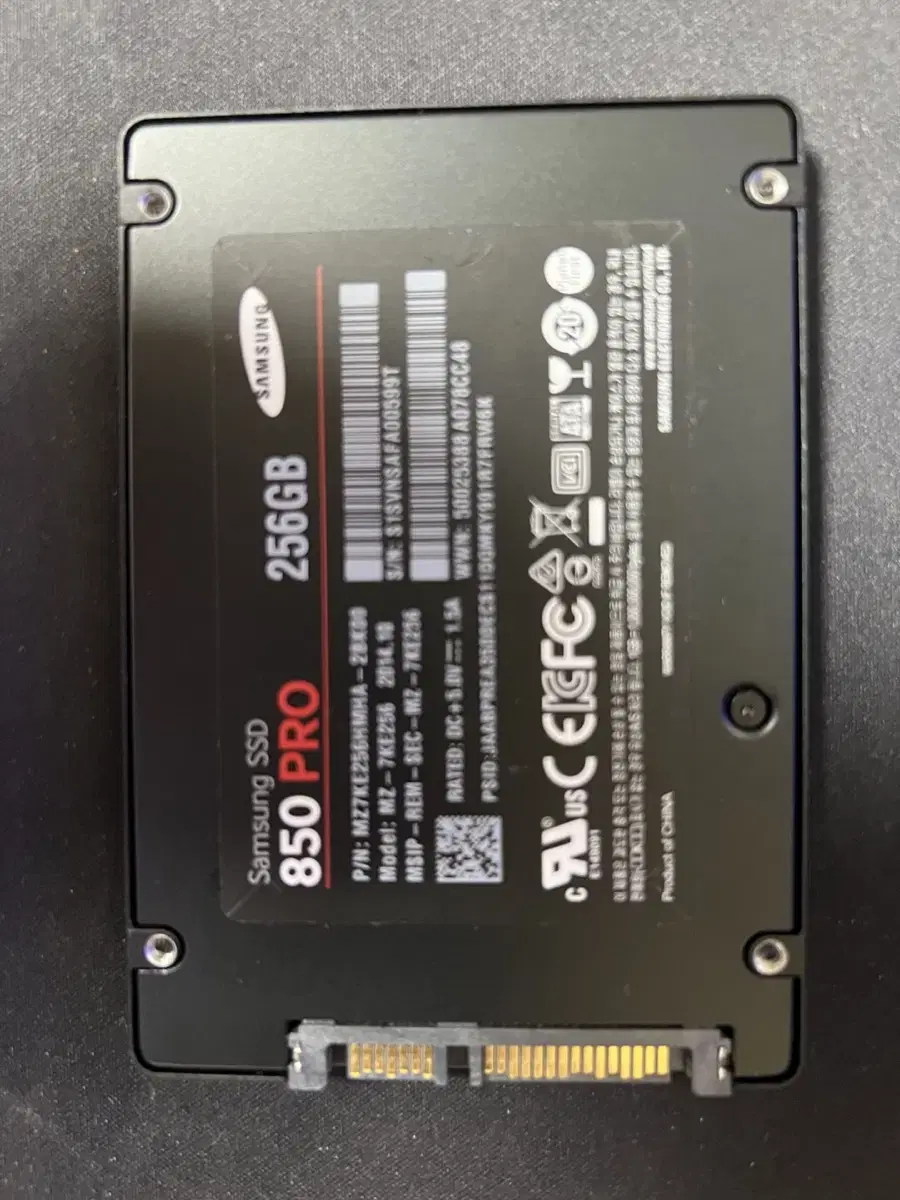 ssd 삼성 850 PRO 256GB