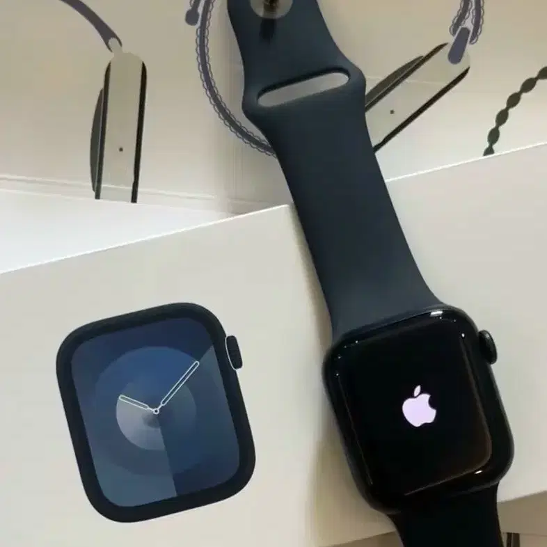 Apple Watch Series9 아이폰 미드나잇 스포츠 스마트워치