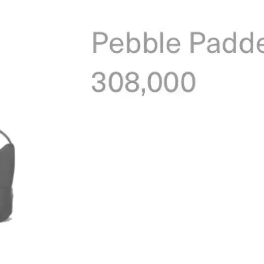 오어 ore 패딩백 pebble padded bag