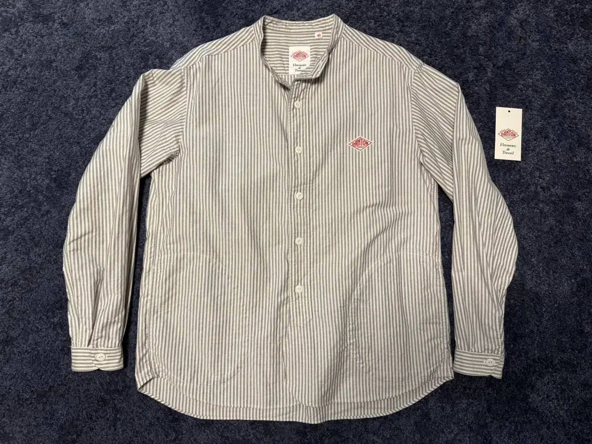 DANTON oxford striped shirt size 40
